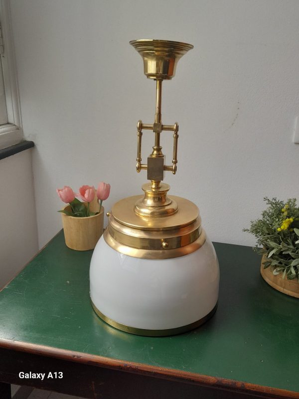 Lampadario ottone marina vintage